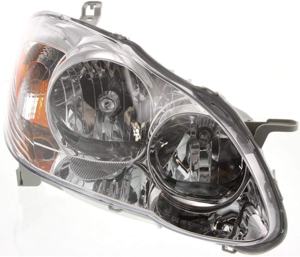 Passenger Side Headlight for Toyota Corolla 2005 2006 2007 2008 O30239