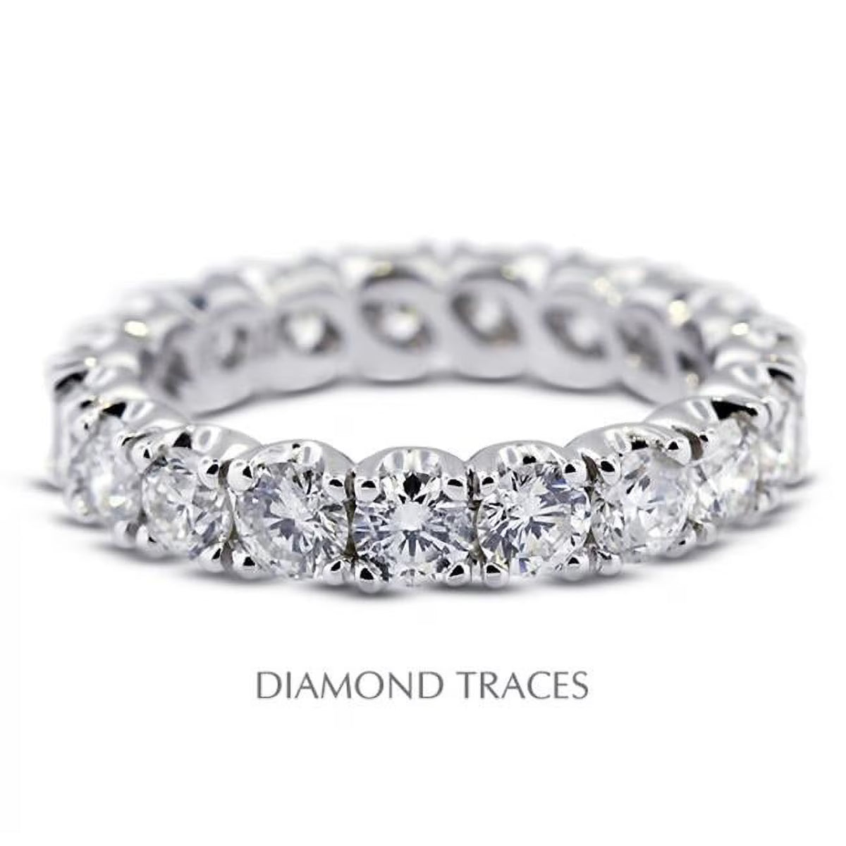 Platinum 950 4-Prong Eternity Ring R59616