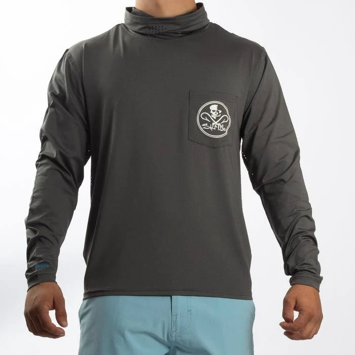 Black Heather Performance Tee D18621