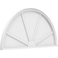 Half Round 4 Spoke PVC Pediment W8356