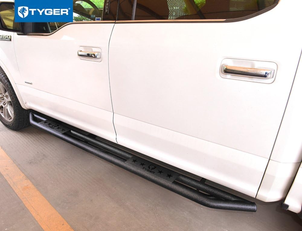 Textured Black Side Step Rails Z10953