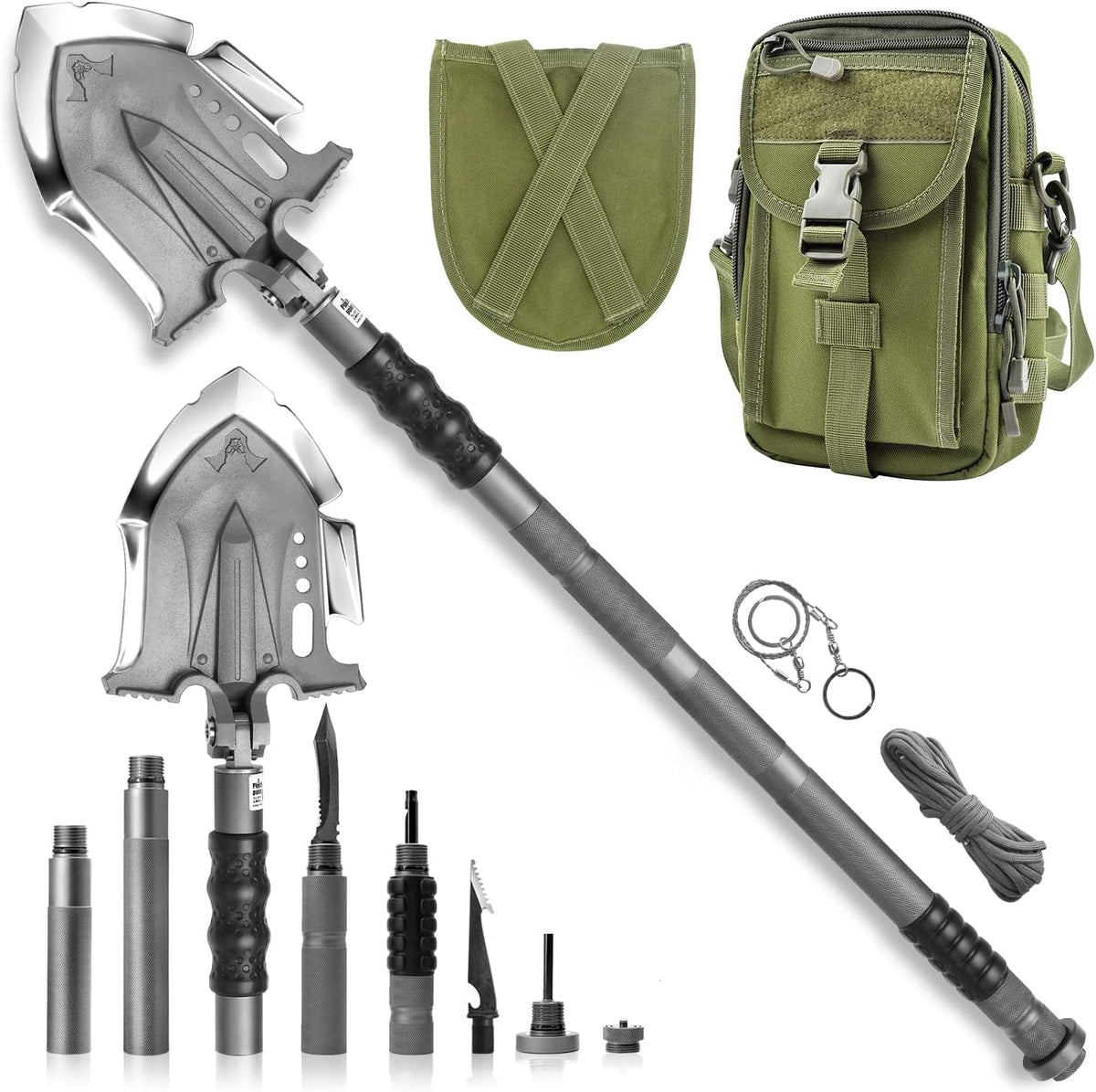 Folding Multifunctional Camping Shovel F8066