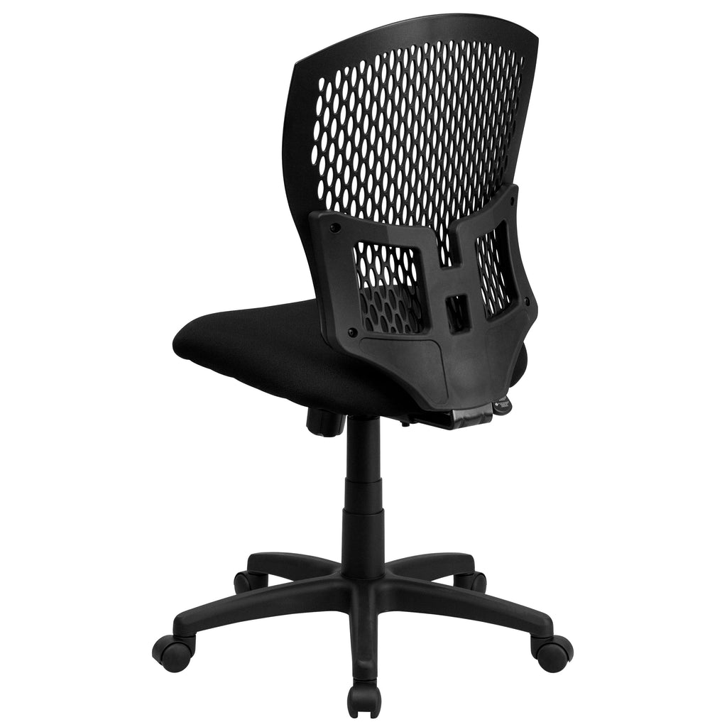Black Fabric Swivel Task Office Chair V820221