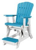 Aruba Blue on White Base Balcony Glider D142961