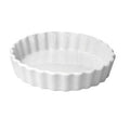 White 5 oz. Round Fluted Creme Brulee Dish K7817