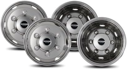 19.5" Stainless Steel Wheel Simulator Rear Tag-Axle Kit P7283