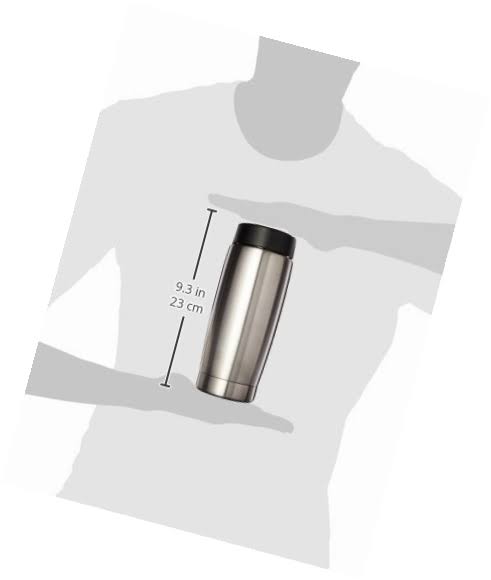 20-Ounce Stainless-Steel Milk Container with Lid U356641