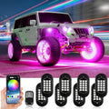 RGB LED Rock Lights 8 Pods Pack of 2 J29505