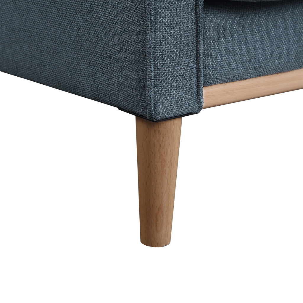 Dark Blue Loveseat Sofa E25861
