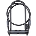 Black Keyed U-Lock with Cable G33374