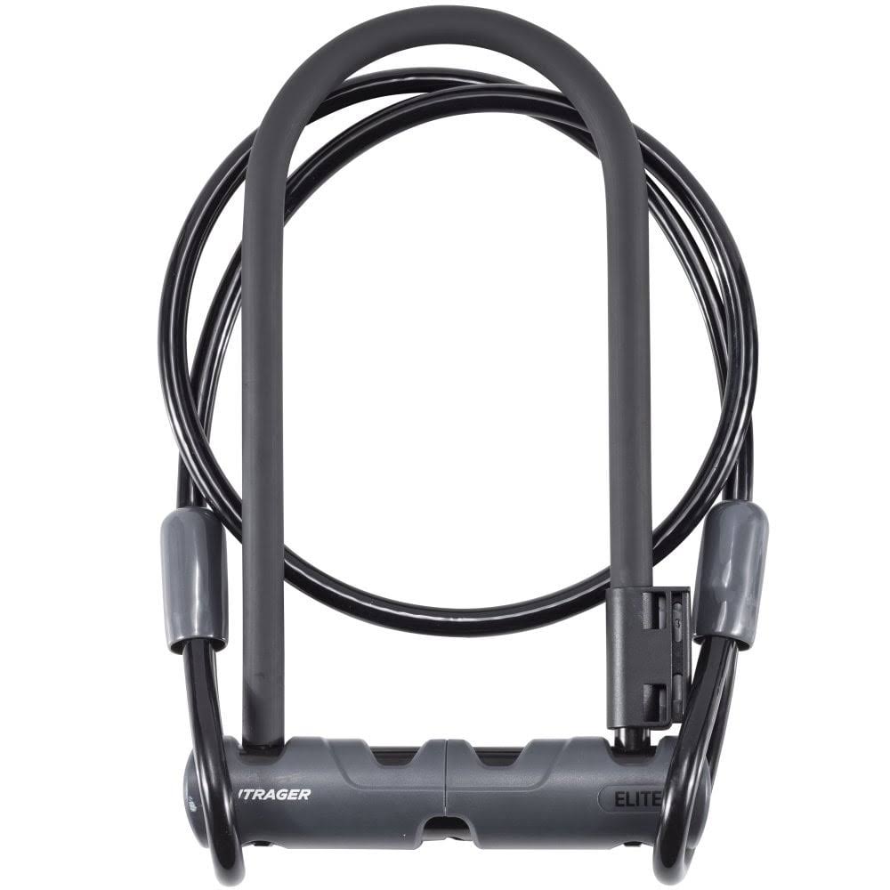 Black Keyed U-Lock with Cable G33374