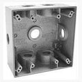 2-Gang 7.5 Outlet Box Rectangular Gray Y4436