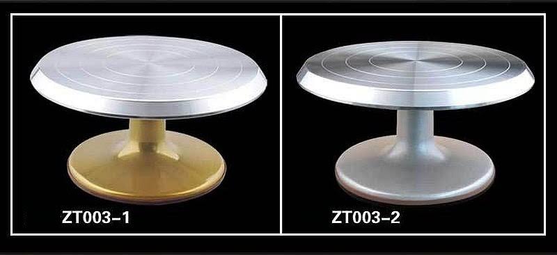 Gold Aluminum Alloy Cake Decorating Turntable Q551