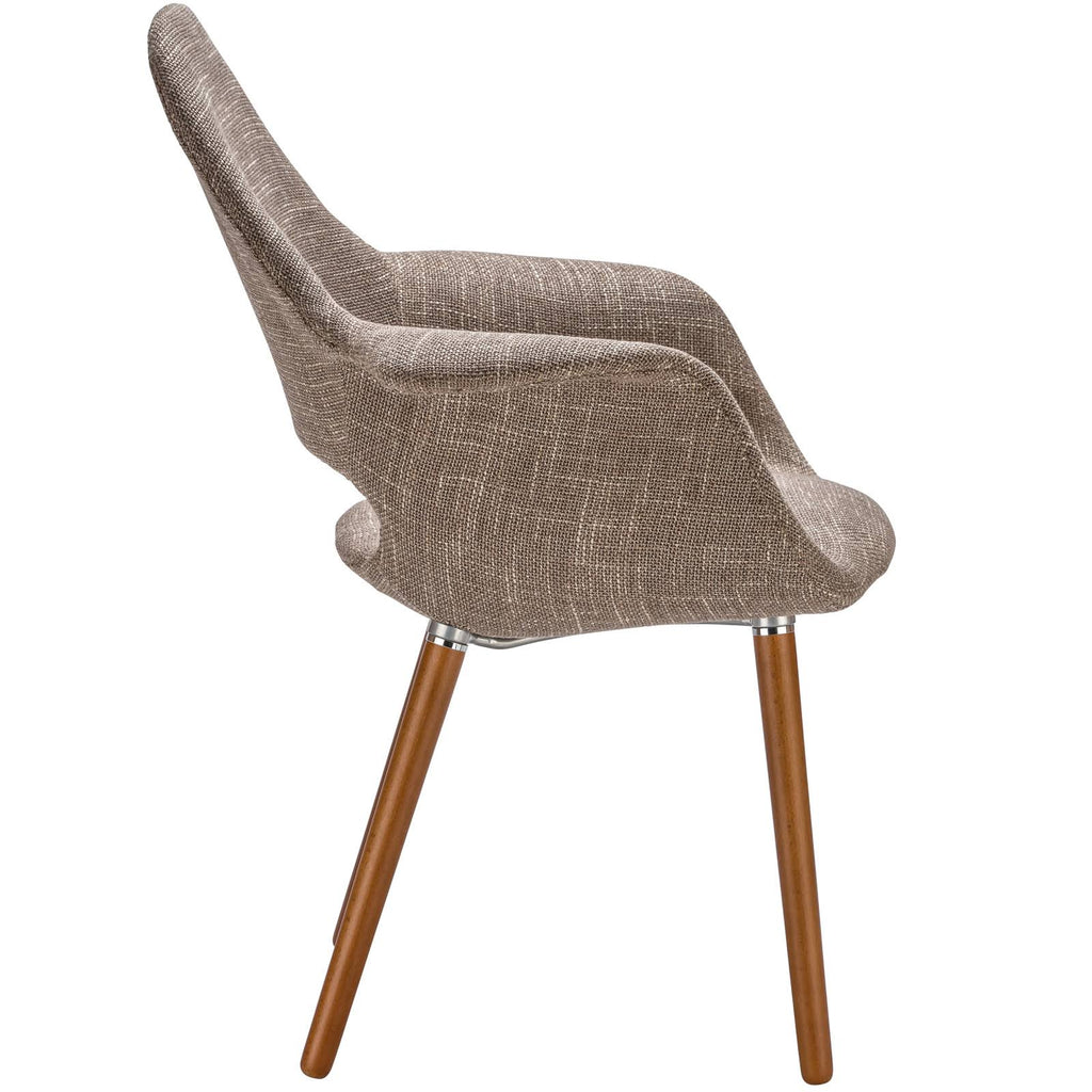 Taupe Fabric Seat Dining Chair (Set of 2) K59410