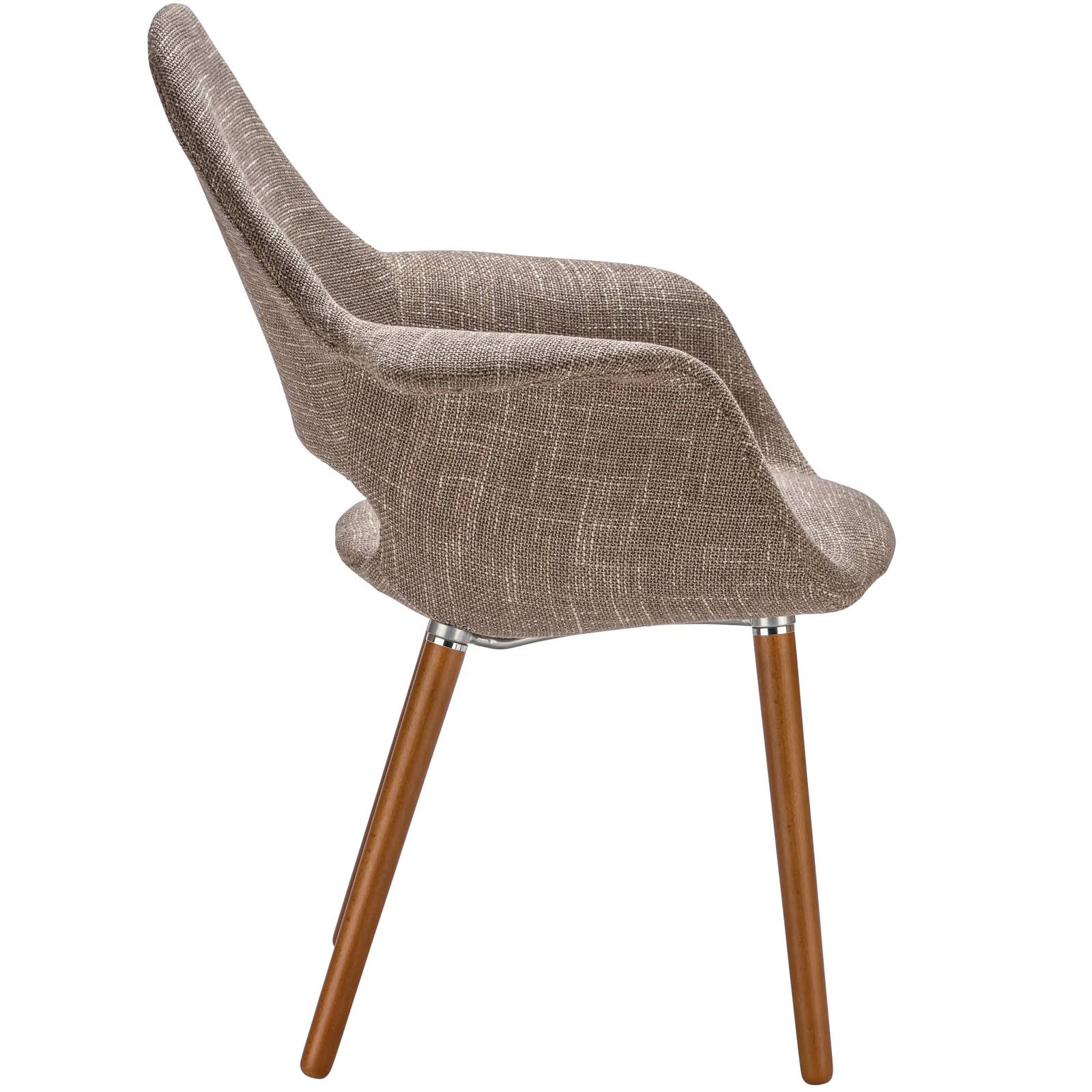 Taupe Fabric Seat Dining Chair (Set of 2) K59410