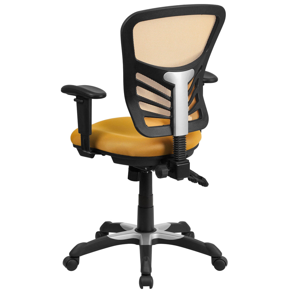 Mid-Back Mesh Executive Swivel Chair with Adjustable Arms N466927