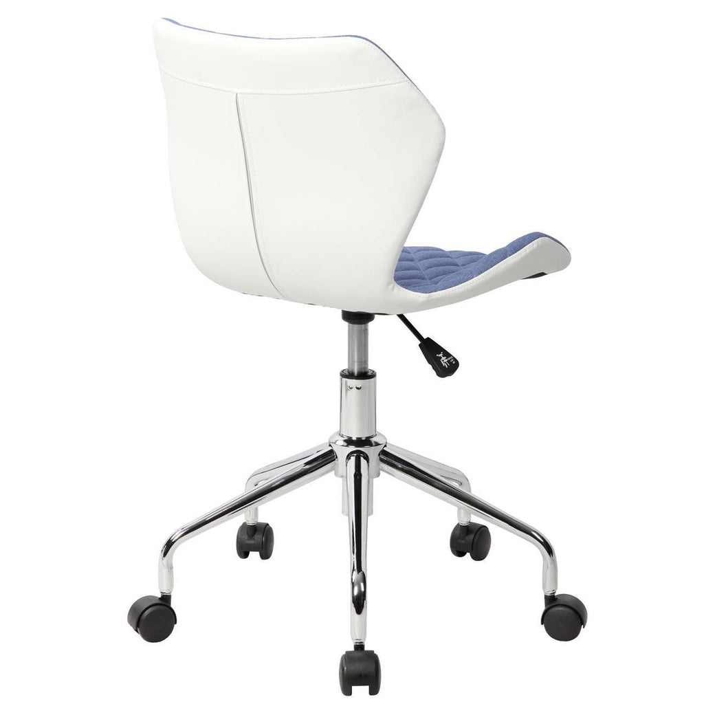Blue Height Adjustable Office Task Chair Z195