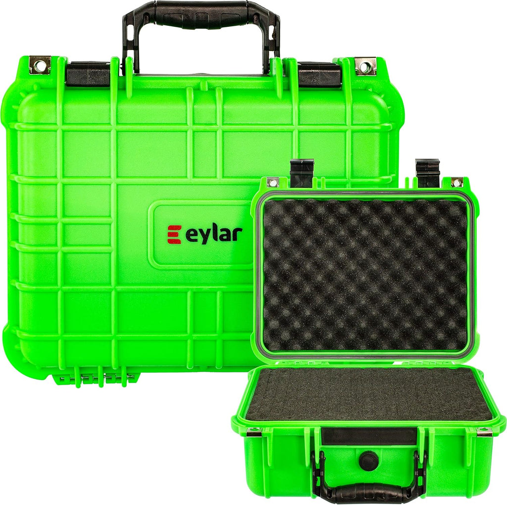 Neon Green Pack of 2 Hard Case with Foam Z510171