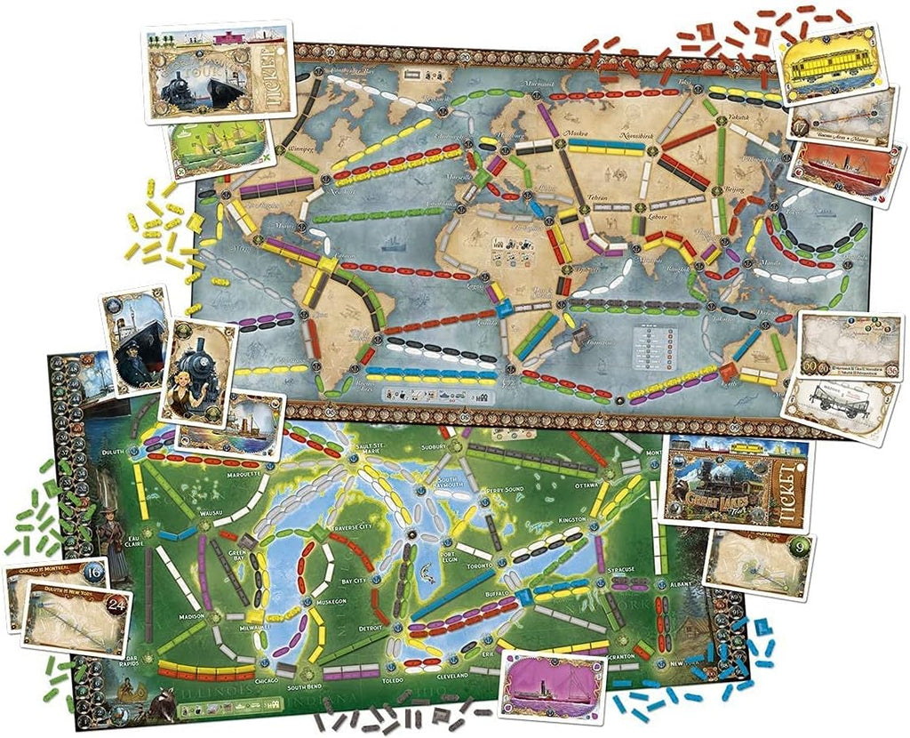 Ticket to Ride Rails & Sails Board Game A31191