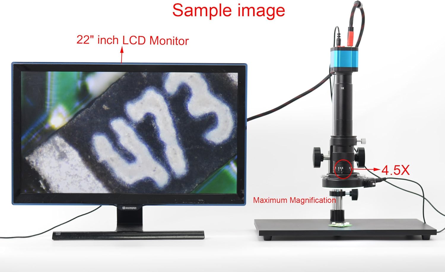14MP HDMI USB Digital Industry Video Microscope Camera Set with C-Mount Lens D45439