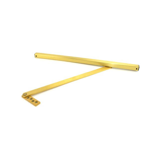 Medium Duty Size 3 Surface Overhead Stop Satin Brass Finish B802