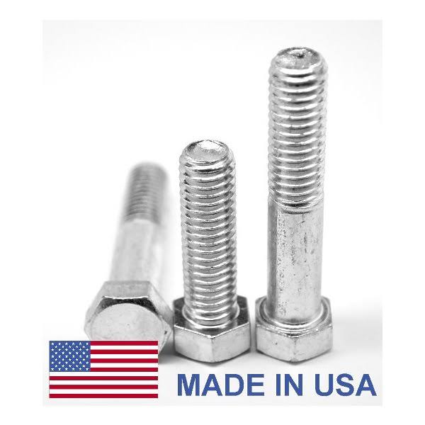 0.75in 10 x 4 in PT Coarse Threaded Grade 5 Hex Cap Screw 44 USA Medium Carbon Steel Zinc Plated 30 Piece I16429