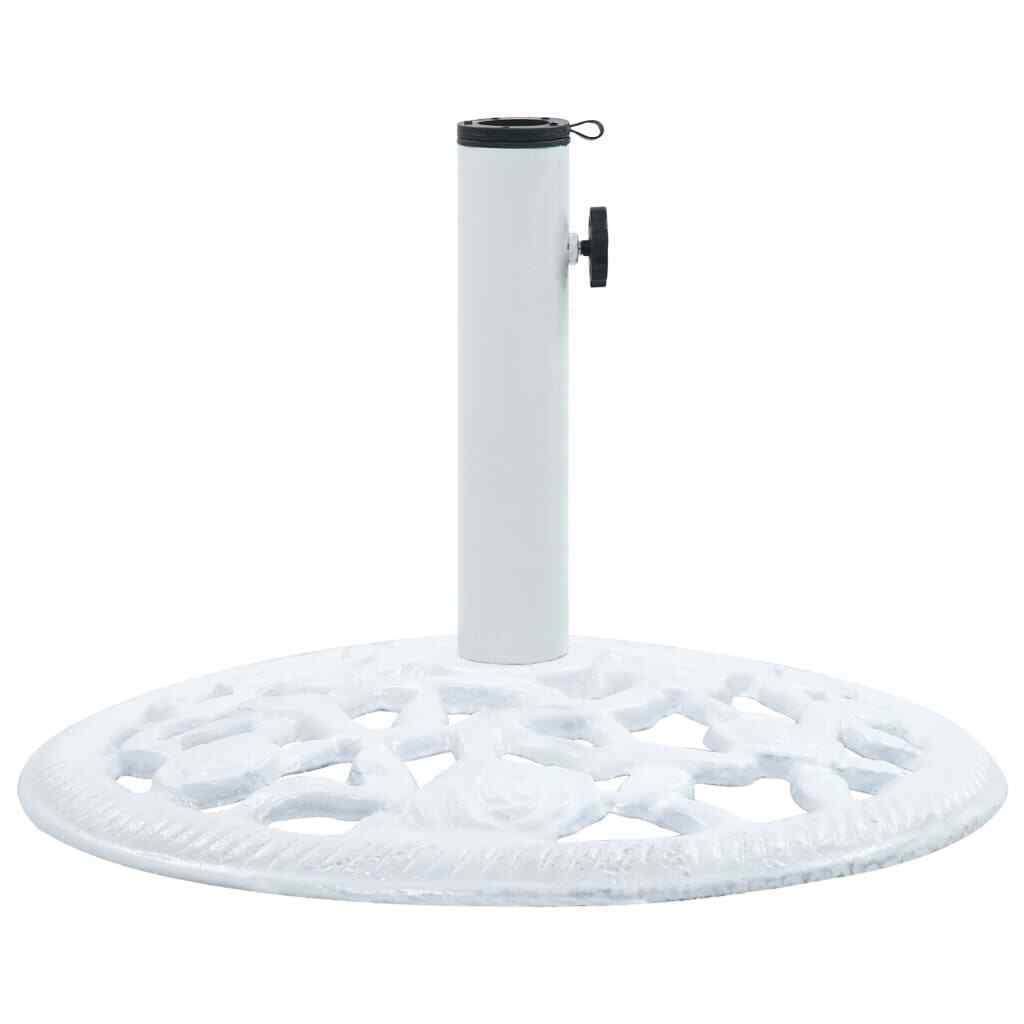 White 26.5 lbs Cast Iron Umbrella Base Y53820