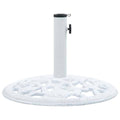 White 26.5 lbs Cast Iron Umbrella Base Y53820