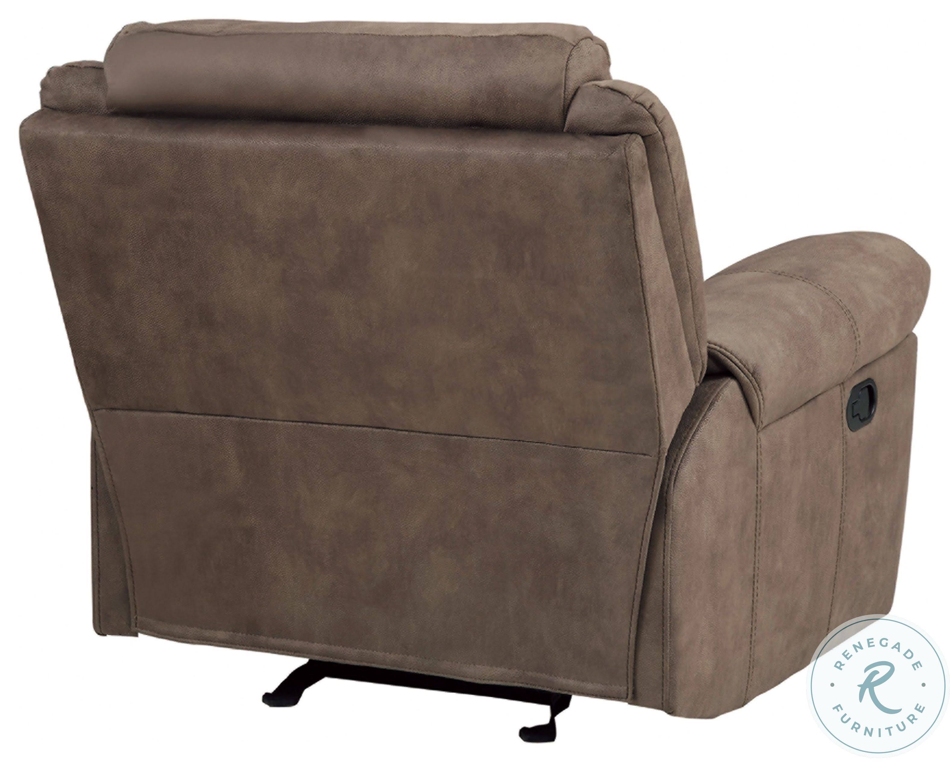 Brown Glider Reclining Chair W7672