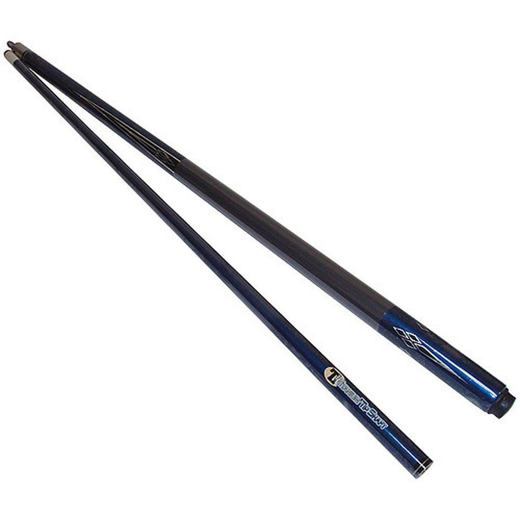 Metallic Blue Billiard Pool Cue Stick with Case A48602