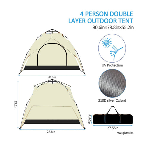 Waterproof Dome Tent for Camping U5669