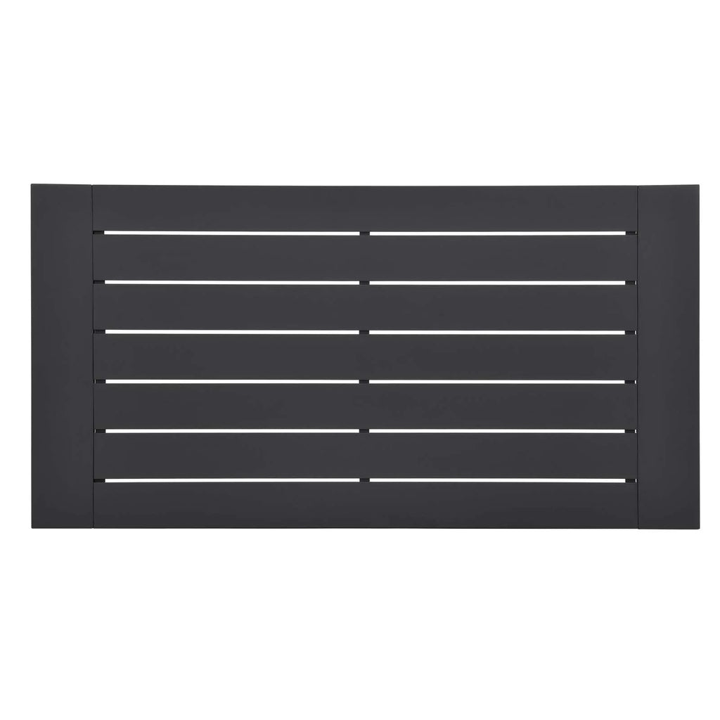 Grey Aluminum Fabric Outdoor Patio Sofa Table Set S50895