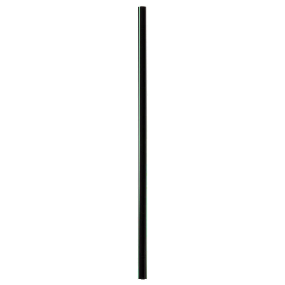 7.75x22 Black Giant Straw Unwrapped 7200 Ct Case P615042