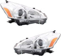 Halogen Headlight Assembly Pair for Toyota Prius V 2012-2014 W44853