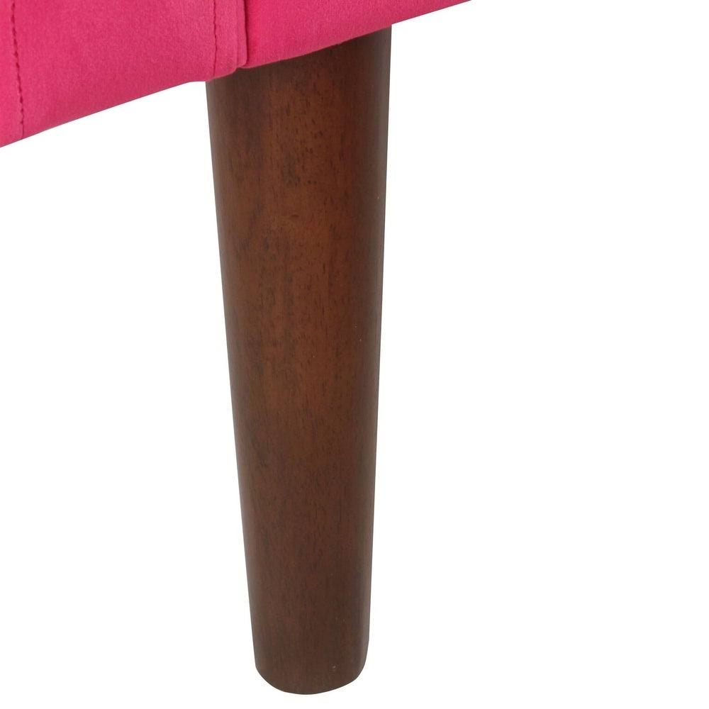 Pink Velvet Storage Bench E44326