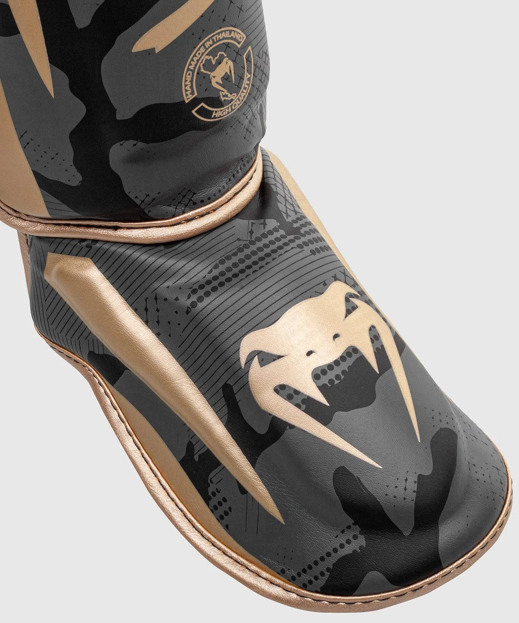 Elite Shin Guards Dark Camo Gold XL S2468
