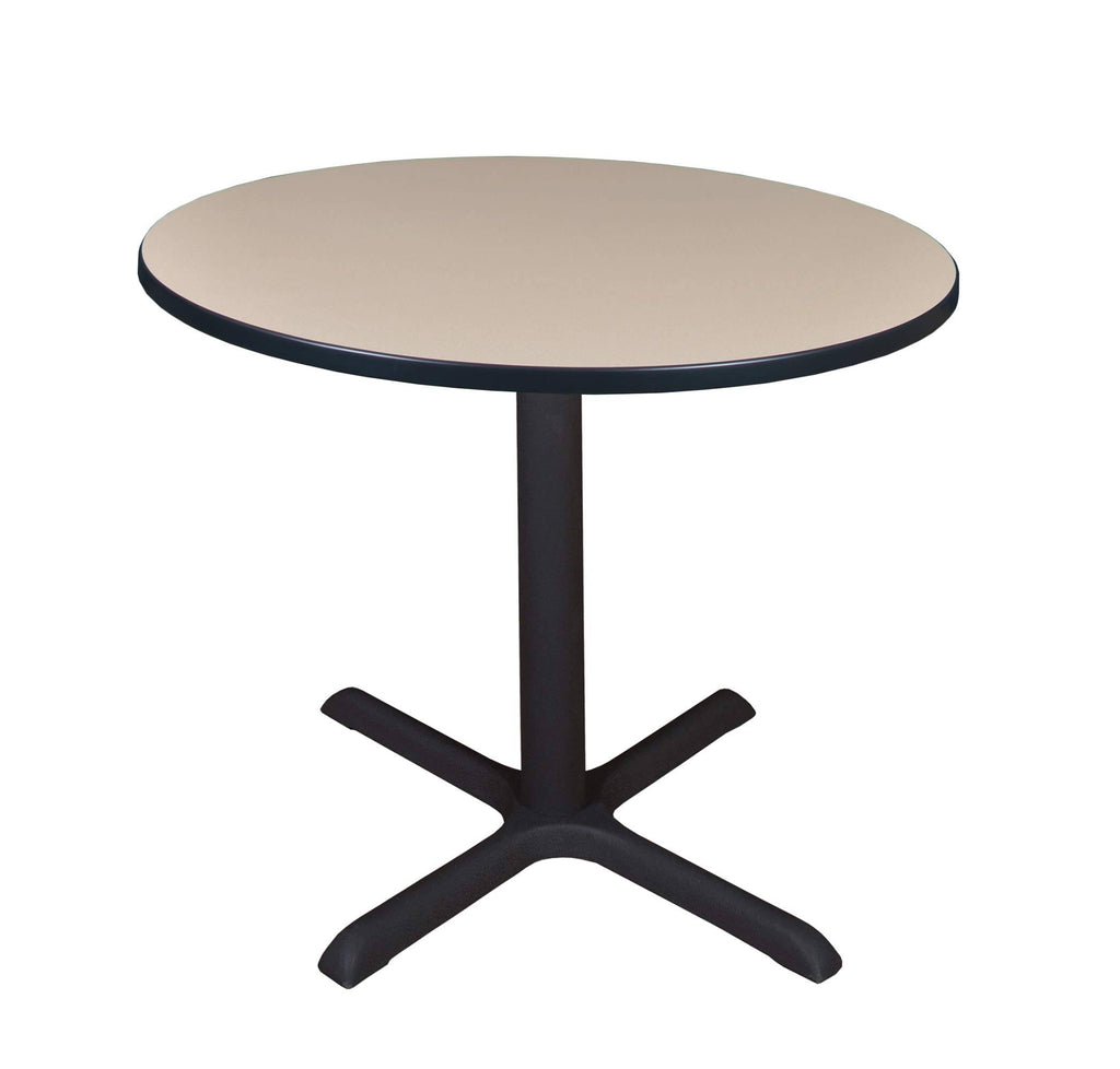 Beige Round Breakroom Table A80553