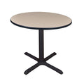 Beige Round Breakroom Table A80553