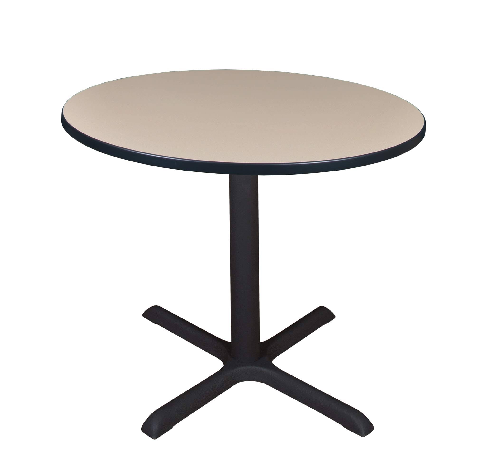 Beige Round Breakroom Table A80553