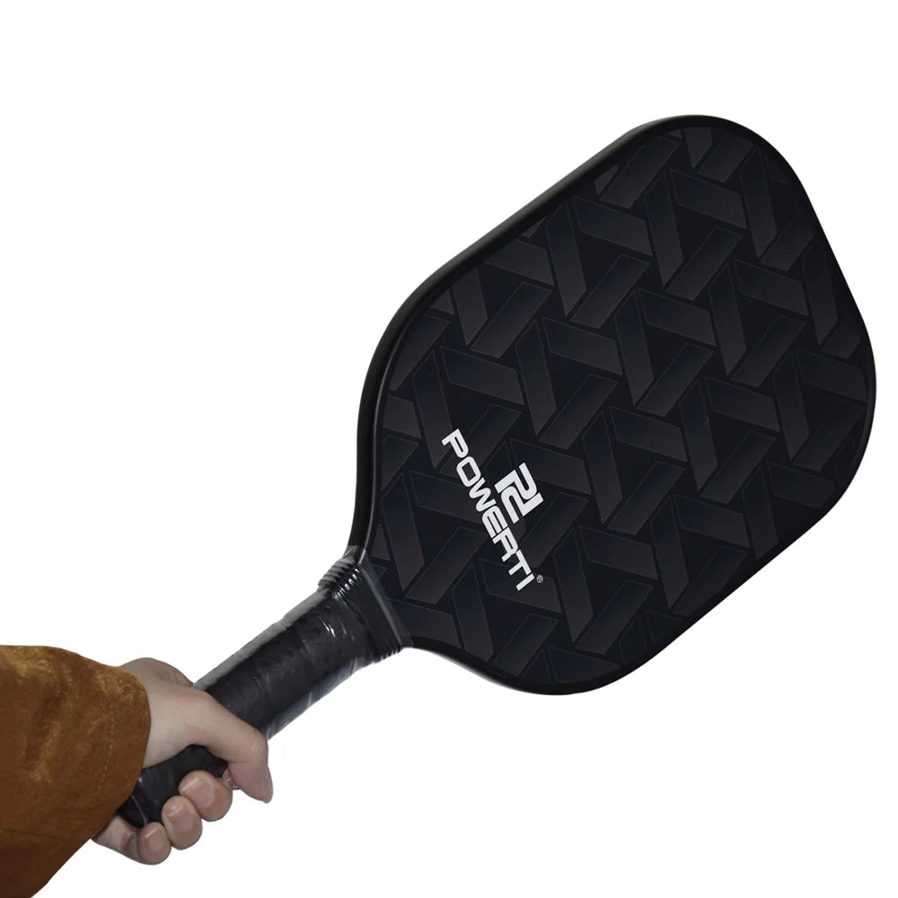 Carbon Fiber Surface Pickleball Paddle Set with 2 Balls Q91442