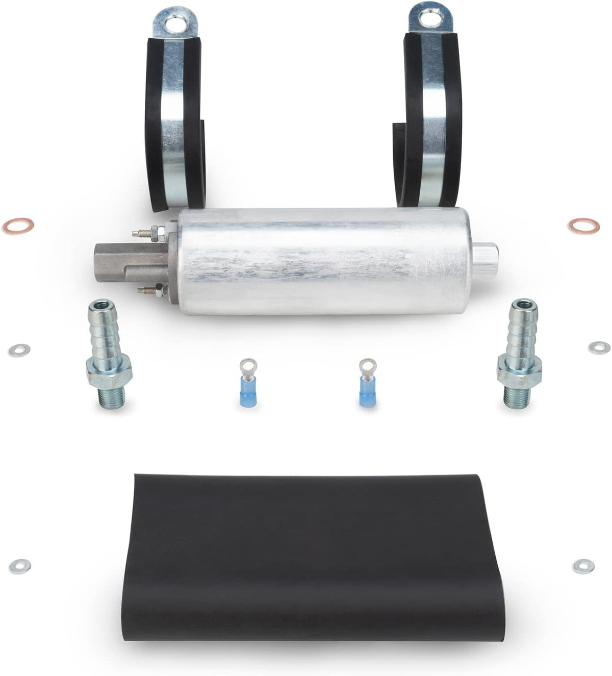 Inline Fuel Pump 255LPH High Pressure with Install Kit Pack of 2 M258134