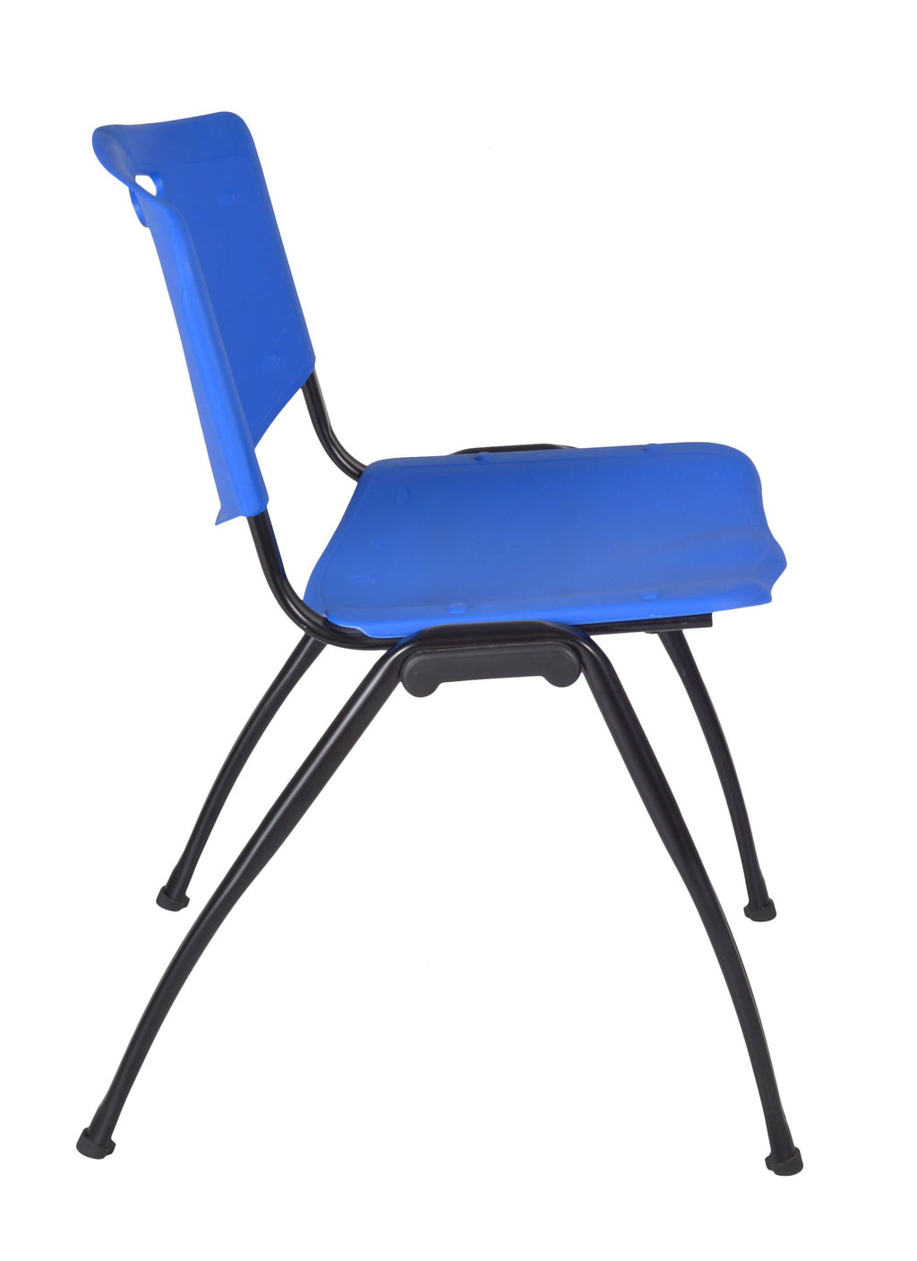 84x22 x 24x22 Training Table Maple Stack Chairs Blue G7299