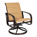 Swivel Patio Dining Chair Fabric L697