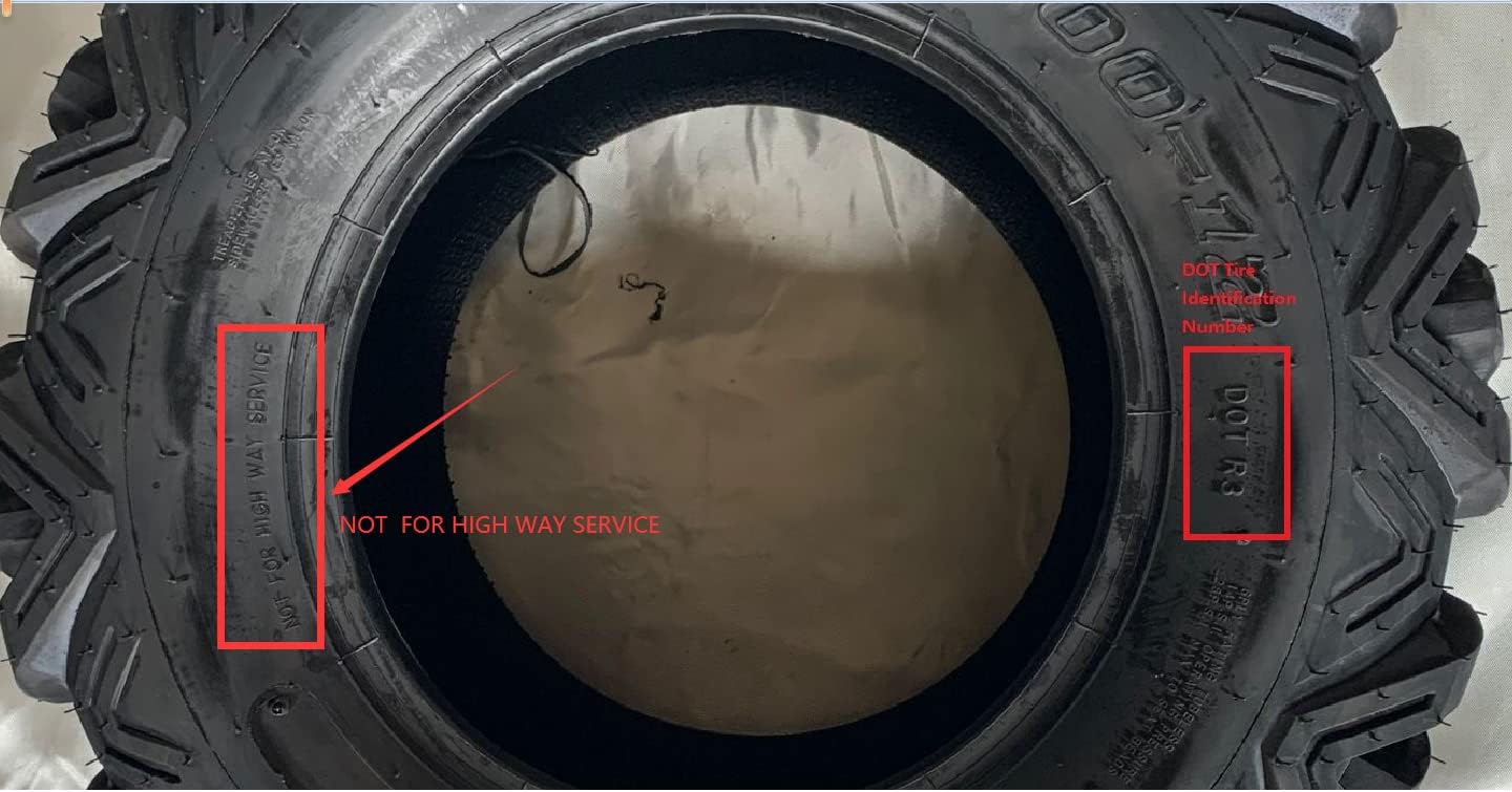 2Pcs 4.80-8 Trailer Tires LRB 4PR Tubeless Y12187