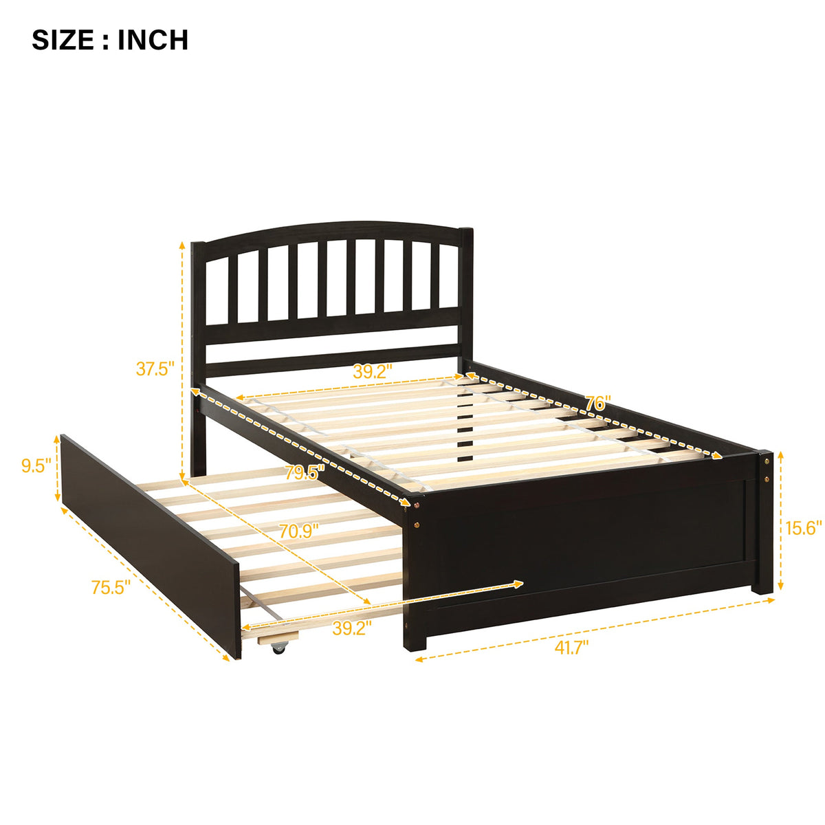 Twin Trundle Bed U401