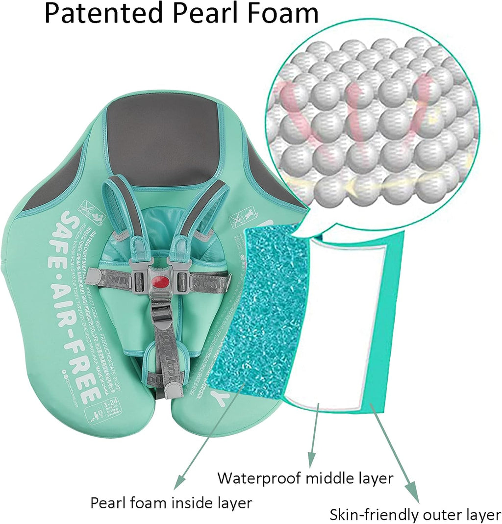 Green Baby Pool Float with Canopy O538894