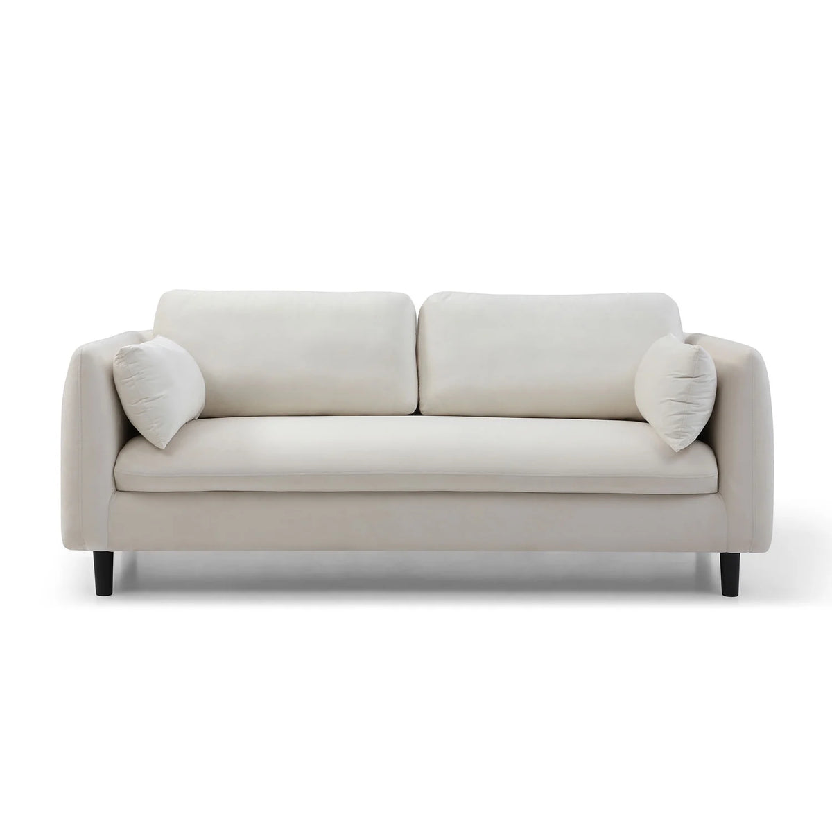 Beige 2-Seat Upholstered Loveseat Sofa L50599