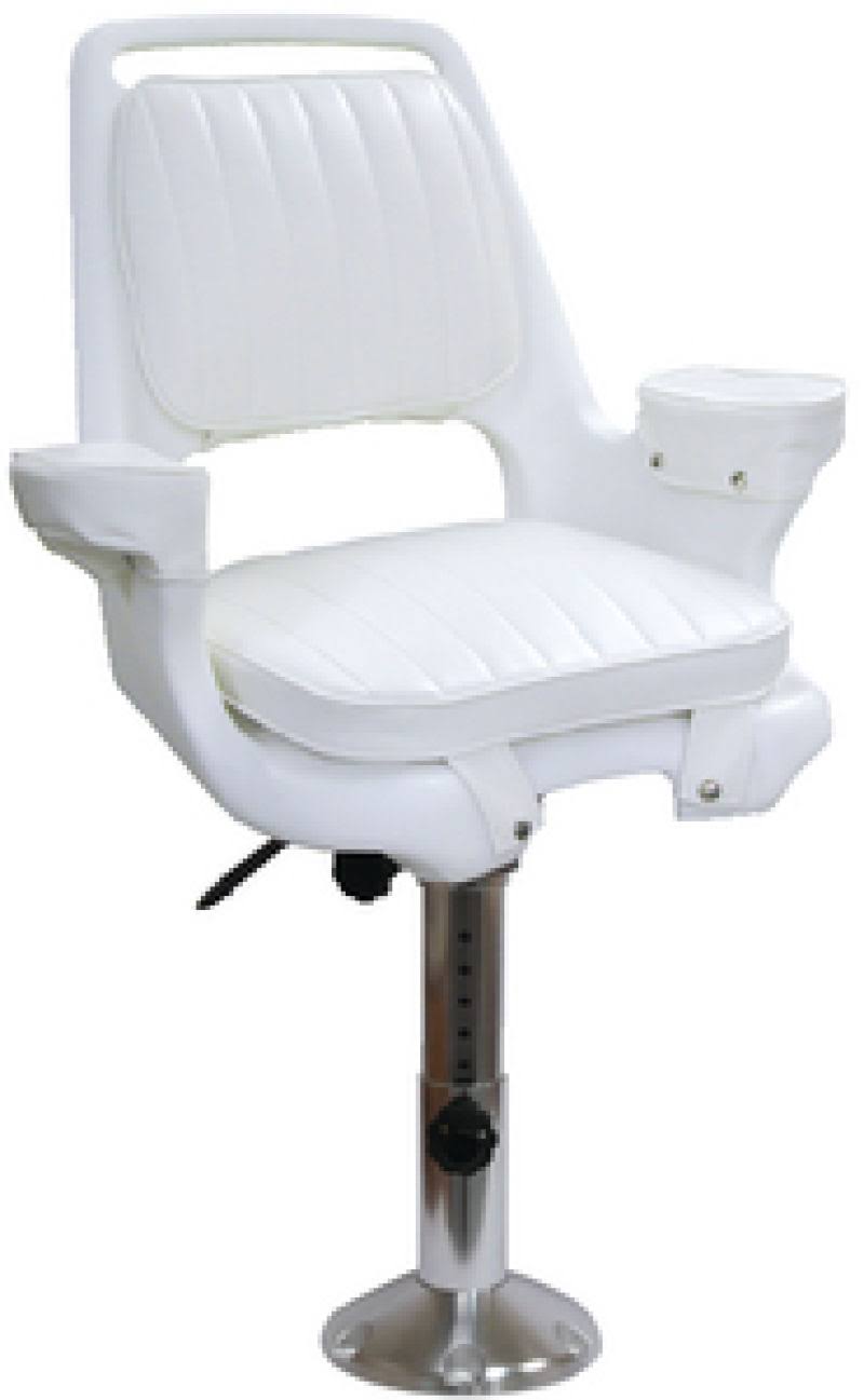 Captain's Chair with Adjustable Pedestal and Seat Slide Y365
