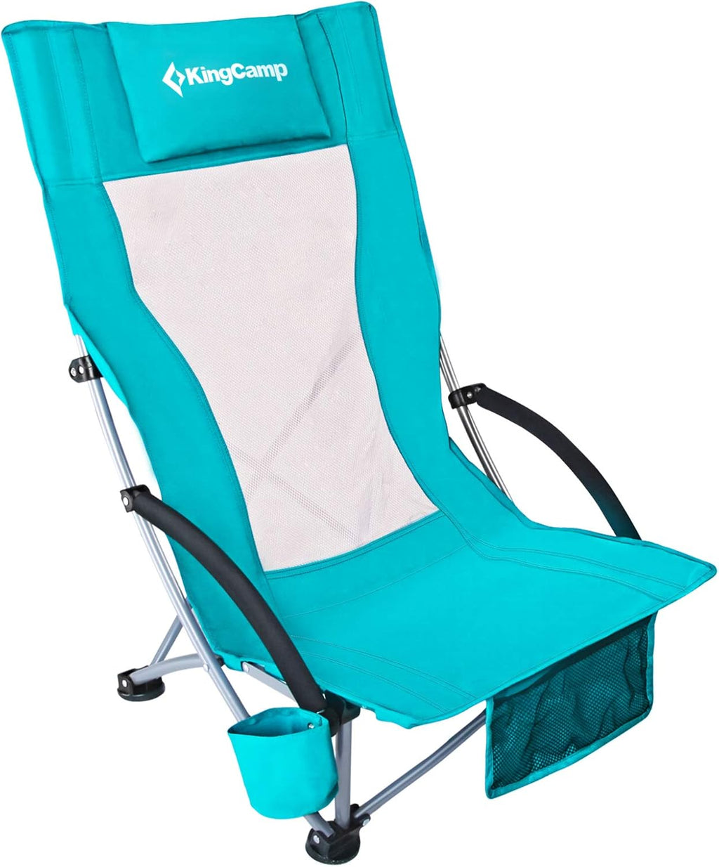 Low Sling Mesh Beach Chair with Carry Bag D730119