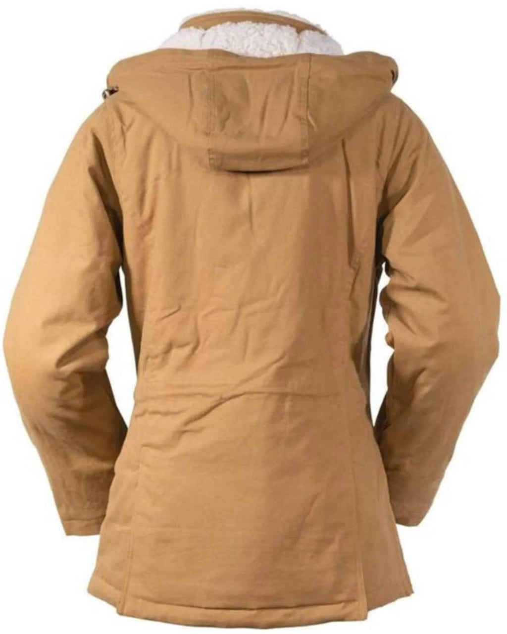 Canvas Fleece Hooded Jacket Tan 3X M10951